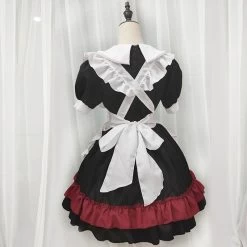 Kawaii Christmas Sexy Maid Loli Dress -Kawaii Fashion Shop Cute COS maid outfit plus size Japanese maid dress sexy Lolita uniform kawaii two dimensional everyday 4
