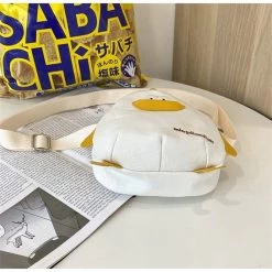 Cute Fashion Canvas Shoulder Bags -Kawaii Fashion Shop Cute Canvas Small Bag New Fashion Mini Crossbody Bag Packet Student Children Boys Girl Cartoon Chick 3
