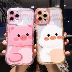 Cute Cartoon Dinosaur IPhone Case -Kawaii Fashion Shop Cute Cartoon Animals Phone Case For iPhone 13 Pro Max 11 12 XS XR X 7 2