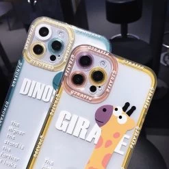 Cute Cartoon Dinosaur IPhone Case -Kawaii Fashion Shop Cute Cartoon Animals Phone Case For iPhone 13 Pro Max 11 12 XS XR X 7 4