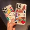 Cartoon Bear Transparent IPhone Cases -Kawaii Fashion Shop Cute Cartoon Bear Shockproof Phone Cases For iPhone 12 11 Pro XR X XS Max Mini