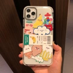 Cartoon Bear Transparent IPhone Cases 10 Cartoon Bear Transparent IPhone Cases -Kawaii Fashion Shop Cute Cartoon Bear Shockproof Phone Cases For iPhone 12 11 Pro XR X XS Max Mini 2