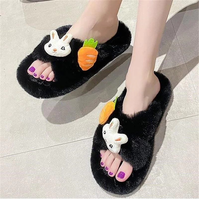 Kawaii Cartoon Plush Slippers 7 Kawaii Cartoon Plush Slippers - Image 5