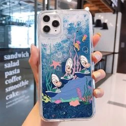 Cute Conch Shell IPhone Cases -Kawaii Fashion Shop Cute Conch Shell Glitter TPU PC Phone Cases for iPhone 13 Pro Xs Max Xr X 2