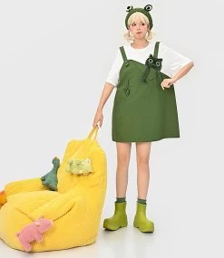 Cute Funny Green Kitten Fake Two T-shirts 13 Cute Funny Green Kitten Fake Two T-shirts -Kawaii Fashion Shop Cute Funny Green Kitten Fake Two T shirts 11