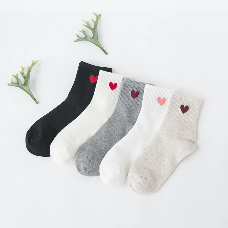 Cute Heart Long Socks 7 Cute Heart Long Socks - Image 5