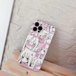Kawaii Anime Pink Girl IPhone Case -Kawaii Fashion Shop Cute Kawaii anime pink girl phone Case For iPhone 13 12Pro Max 11 XS MAX 12mini 2