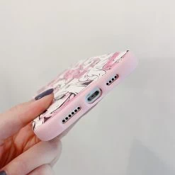 Kawaii Anime Pink Girl IPhone Case -Kawaii Fashion Shop Cute Kawaii anime pink girl phone Case For iPhone 13 12Pro Max 11 XS MAX 12mini 5