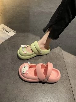 Cute Kitty Cat Platform Slippers 16 Cute Kitty Cat Platform Slippers -Kawaii Fashion Shop Cute Kitty Cat Platform Slippers 4