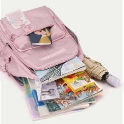 Cute Korean College Style All-match Backpack 20 Cute Korean College Style All-match Backpack -Kawaii Fashion Shop Cute Korean College Style All match Backpack 6