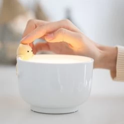 Cute LED Teacup Cat Alarm Clock Light 11 Cute LED Teacup Cat Alarm Clock Light -Kawaii Fashion Shop Cute LED Night Light Alarm Clock Teacup Cat Lamp Touch Sensor Nightlights USB Rechargeable Bedside Lamp 3