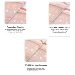 Kawaii Night Light Alarm Clock -Kawaii Fashion Shop Cute Night Light Alarm Clock Timing Countdown Alarm Clock LED Smart Kids Alarm Clock Night Light 4