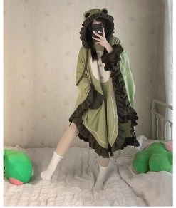 Cute Original Frog Coat 19 Cute Original Frog Coat -Kawaii Fashion Shop Cute Original Frog Coat 9