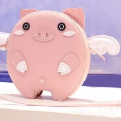 Cute Pig Handcraft Self-made Bag Materials Set -Kawaii Fashion Shop Cute Pig Self made Bag Handcraft Bag Making Materials Cute Leather Bag DIY Material Mini Bag 4