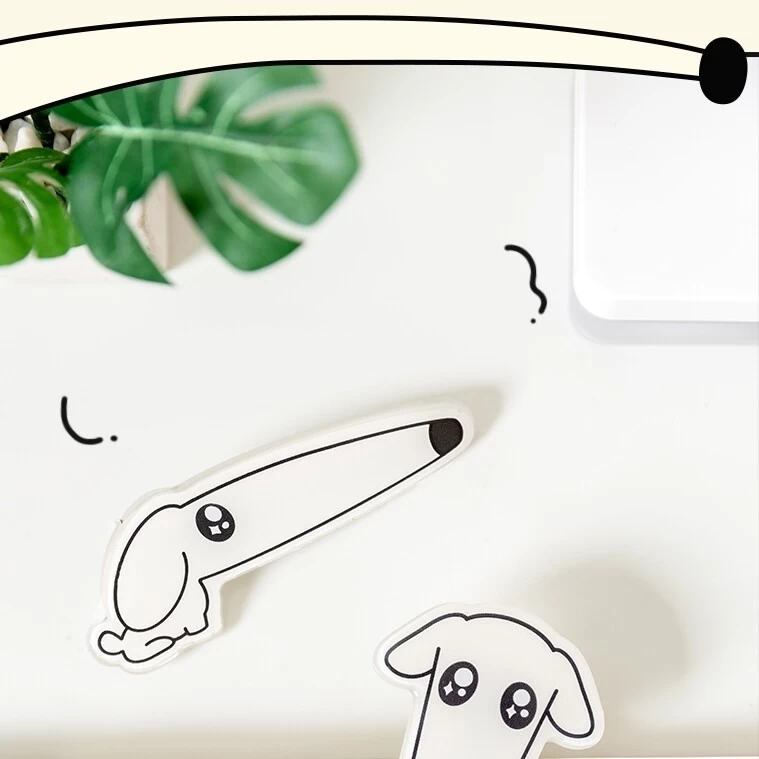 Cute Proboscis Dog Acrylic Hair Clip 10 Cute Proboscis Dog Acrylic Hair Clip - Image 8