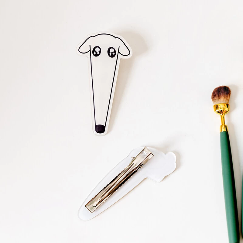 Cute Proboscis Dog Acrylic Hair Clip 4 Cute Proboscis Dog Acrylic Hair Clip - Image 2