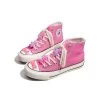 Cute Rainbow Bear Pink High Top Canvas Shoes 2 Cute Rainbow Bear Pink High Top Canvas Shoes -Kawaii Fashion Shop Cute Rainbow Bear Pink High Top Canvas Shoes 8