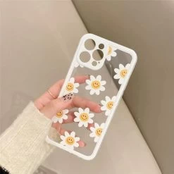 Cute Summer Flower IPhone Case -Kawaii Fashion Shop Cute Summer Flower Phone Case For iphone 12 Pro Max Bracket Cases Covers For iPhone 11 2