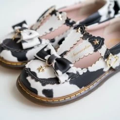 Cute And Sweet Retro Round Toe Lolita Shoes -Kawaii Fashion Shop Cute and Sweet Retro Round Toe Lolita Shoes 7