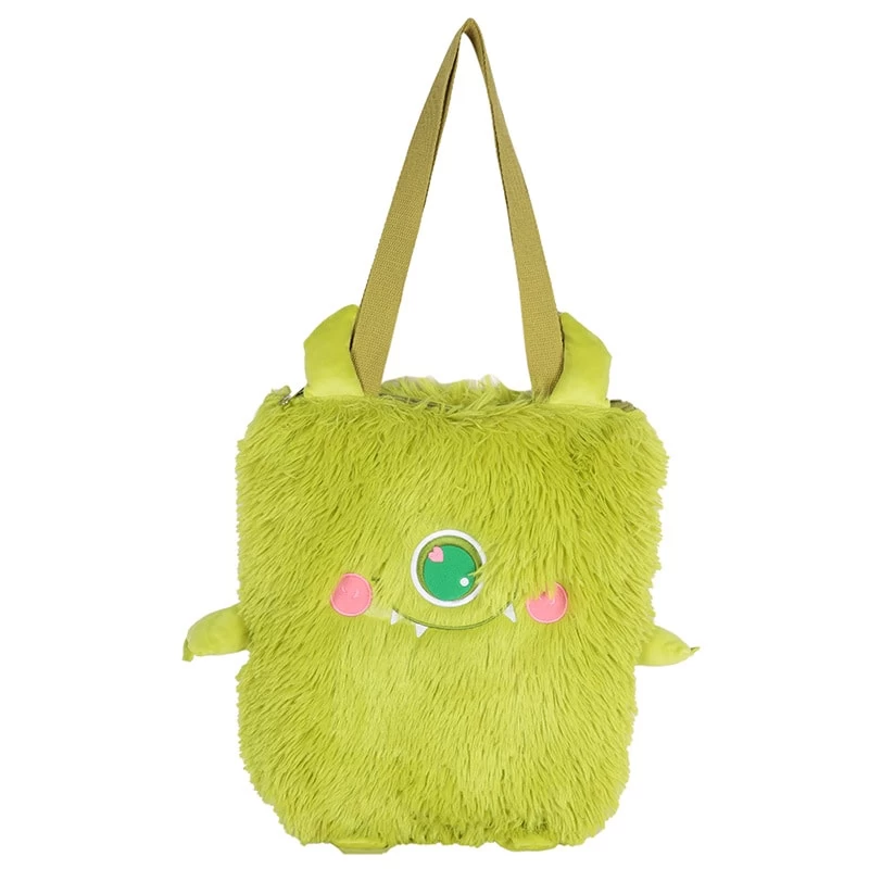 Cute Little Monster Plush Shoulder Bag 7 Cute Little Monster Plush Shoulder Bag - Image 5