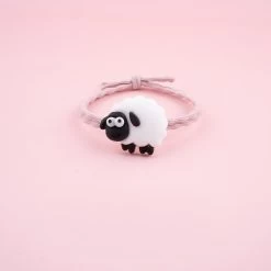 Cute Cartoon Little Sheep Hair Ring -Kawaii Fashion Shop Cute cartoon little sheep hair ring 4