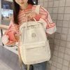 Korean Style Nylon Women Backpack -Kawaii Fashion Shop DCIMOR New Waterproof Nylon Women Backpack Female Multifunction Travel Bag Teenager Girls Korean Style Schoolbag Student