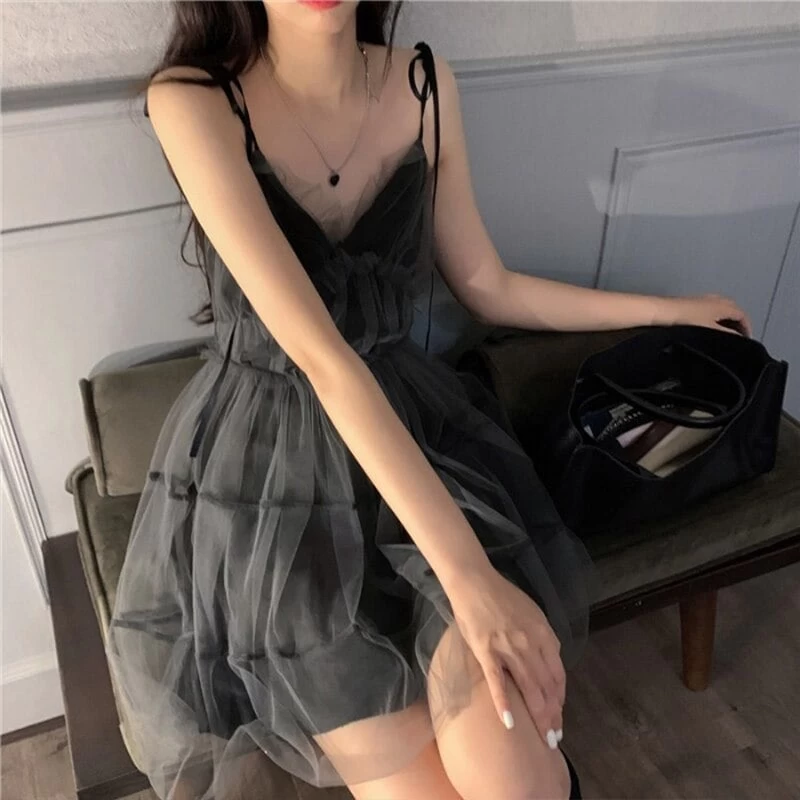 Dark Gothic Suspender Skirt 7 Dark Gothic Suspender Skirt - Image 5