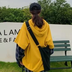 Kawaii Korean Style Hoodies -Kawaii Fashion Shop Deeptown Kawaii Hoodies Korean Style Sweatshirt Women Spring 2021 Fashion Ladies Cotton Long Sleeve Top Streetwear 3