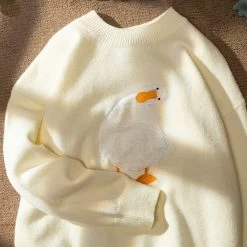 Kawaii Korean Style Duck Sweater