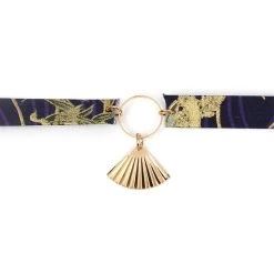 Lucky Sakura Flower Choker -Kawaii Fashion Shop DoreenBeads Fashion Choker Necklace Lavender Japanese Style Cloth Crane Retro Circle Tassel Clavicle Women Chain Necklace 4