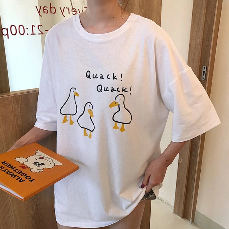 Kawaii Cartoon Duck T-Shirts 7 Kawaii Cartoon Duck T-Shirts - Image 5