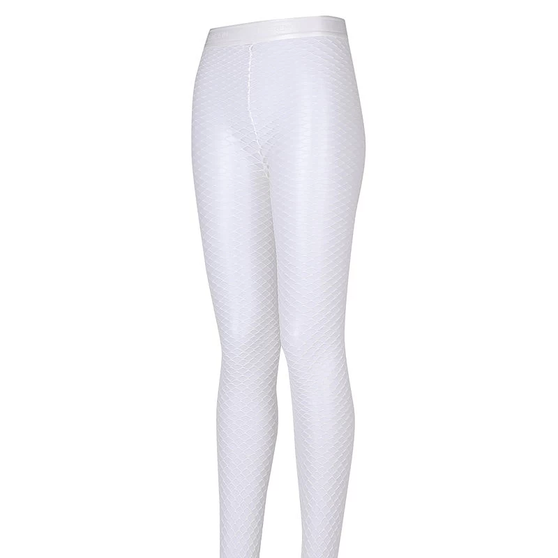 White UV Glowing Aesthetic Fishnet Tights 7 White UV Glowing Aesthetic Fishnet Tights - Image 5