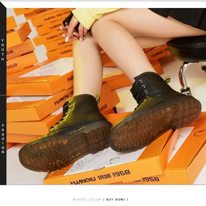 Fashion British Style Short Martin Boots 9 Fashion British Style Short Martin Boots - Image 7