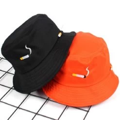 No Chill Bucket Hat -Kawaii Fashion Shop Fashion Embroidery NO CHILL Bucket Hat Hip Hop Beach Women Panama Outdoor Sports Flat Top Fishing 5