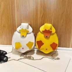 Kawaii Cartoon Duck Shoulder Bag