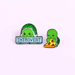Cute Cartoon Turtle Brooch -Kawaii Fashion Shop Fashionable Cute Cartoon Turtle High end Pin Pizza Turtle Enamel Brooch Ins Tide Creative Personality Bag 3