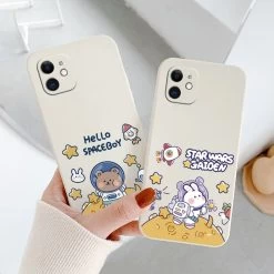Kawaii Bunny Astronaut IPhone Case