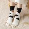 Cute Cat Paw Socks -Kawaii Fashion Shop Funny Cute Style Cat Paw Cartoon Pattern Women Cotton Socks Super Soft Gift For Female Stay