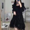 Black Lace Gothic Dress