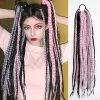 Cute Dyeing Braid Wigs 2 Cute Dyeing Braid Wigs -Kawaii Fashion Shop Hair long Braids color Hair Braids Hair Extensions Cute Synthetic Braiding Hair For Daily Party African