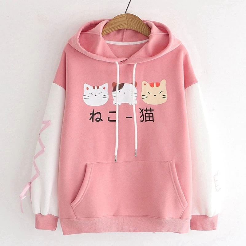 Tres Cat Kawaii Hoodie 3 Tres Cat Kawaii Hoodie