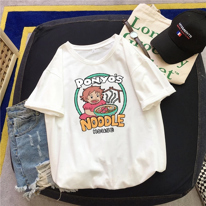 Harajuku Noodles Cat T-Shirt 6 Harajuku Noodles Cat T-Shirt - Image 4