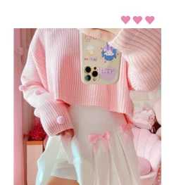 High Waist Mini Pleated Bow Skirt -Kawaii Fashion Shop High Waist Mini Pleated Bow Skirt 1