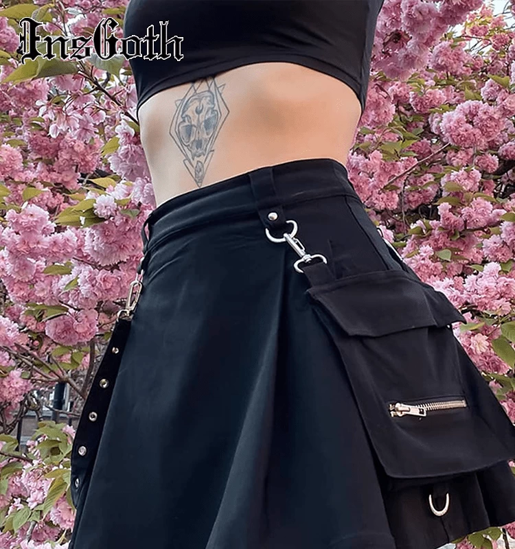 Harajuku Goth High Waist Mini Skirt 8 Harajuku Goth High Waist Mini Skirt - Image 6