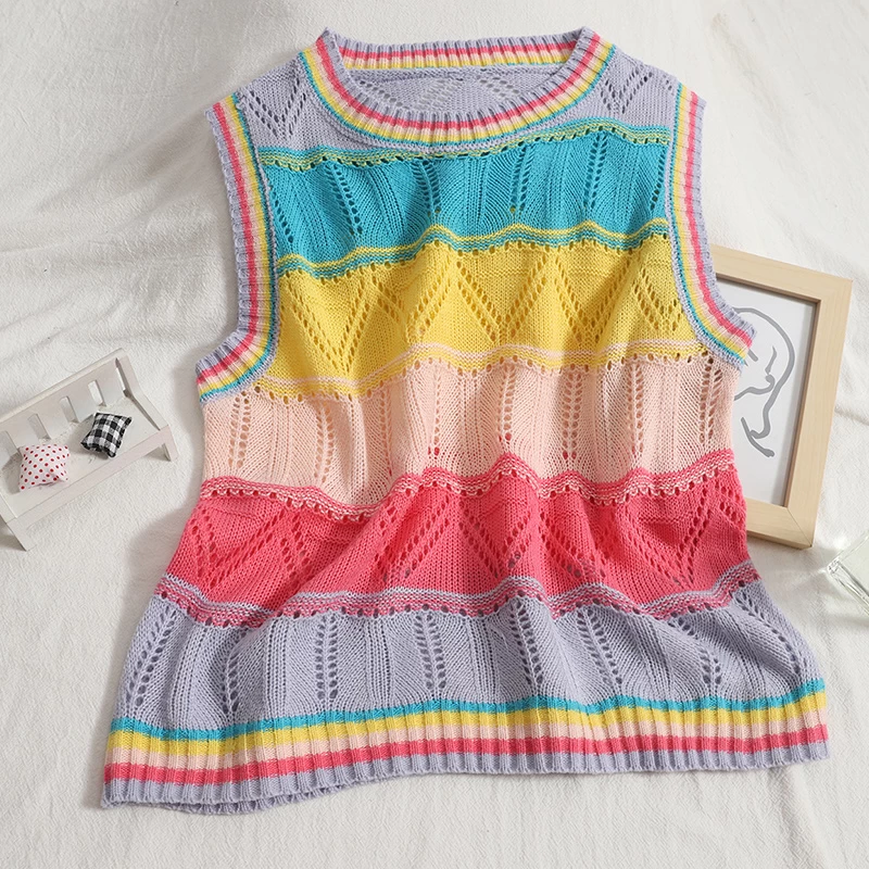 Kawaii Irisated Knitted Tank Top 7 Kawaii Irisated Knitted Tank Top - Image 5