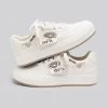 Japanese All-match Cute Bear White Sneakers 1 Japanese All-match Cute Bear White Sneakers -Kawaii Fashion Shop Japanese All match Cute Bear White Sneakers 6
