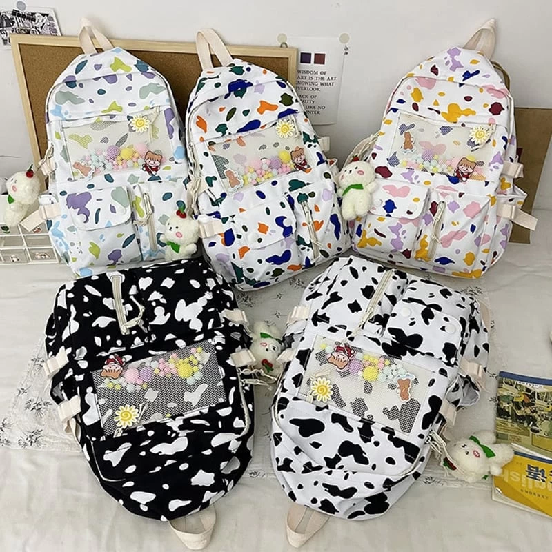 Kawaii Cartoon Colorful Backpack 4 Kawaii Cartoon Colorful Backpack - Image 2