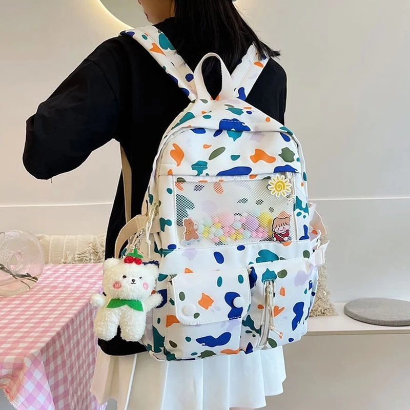 Kawaii Cartoon Colorful Backpack 6 Kawaii Cartoon Colorful Backpack - Image 4