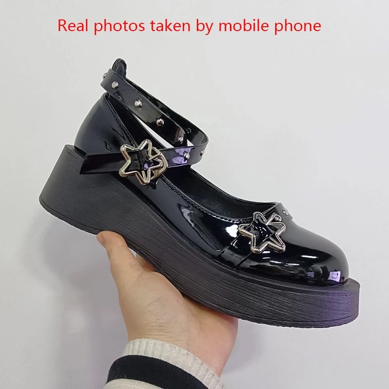 Lolita Star Buckle Strap Mary Shoes 8 Lolita Star Buckle Strap Mary Shoes - Image 6