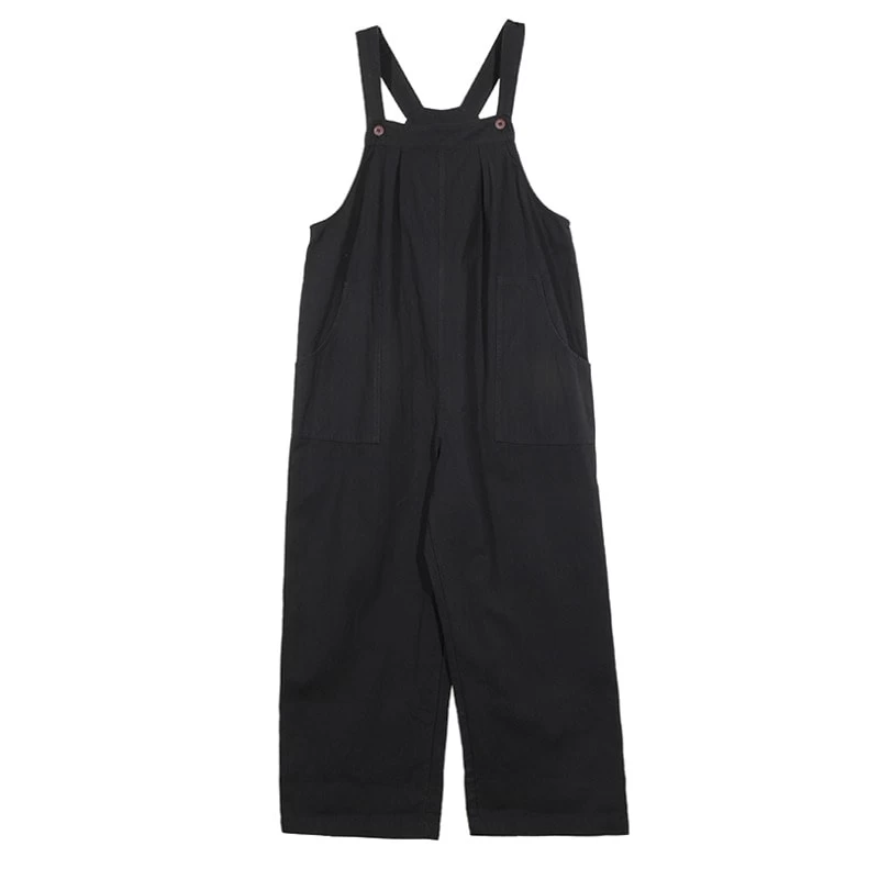 Japanese Loose Wide-leg Overalls 7 Japanese Loose Wide-leg Overalls - Image 5